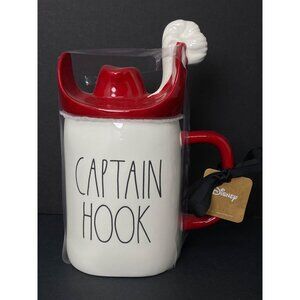 Rae Dunn CAPTAIN HOOK Mug Disney Peter Pan Mug Tinkerbell Pirate Hat Brand New